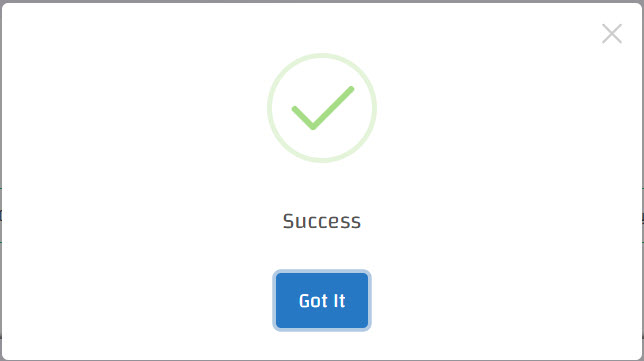 تم التنفيذ بنجاح