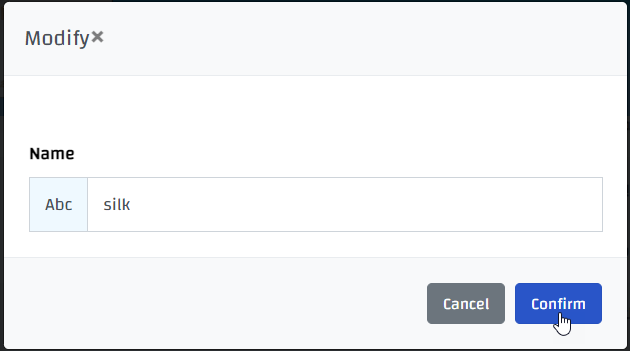تعديلات تصنيفات القماش