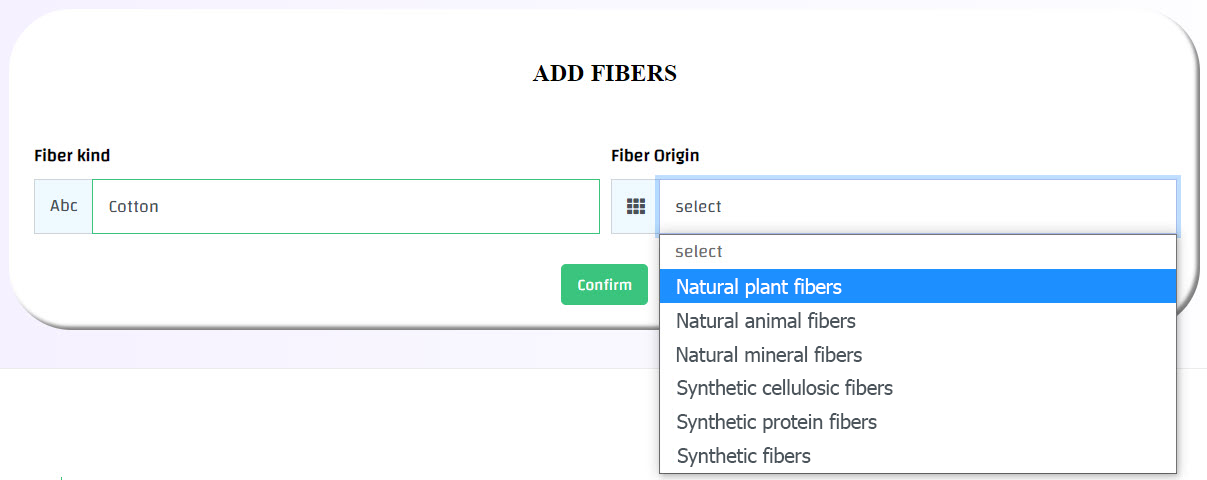 إضافة ألياف