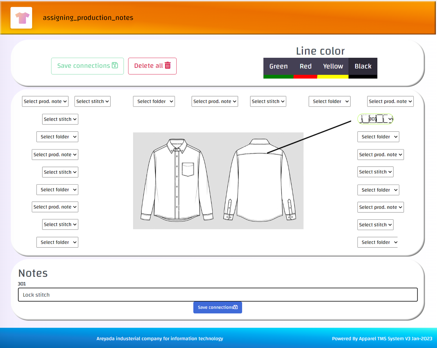 توصيل الغرز والوصلات