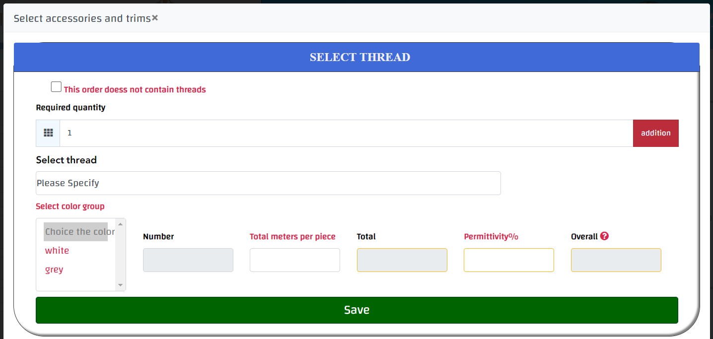 الاكسسوارات